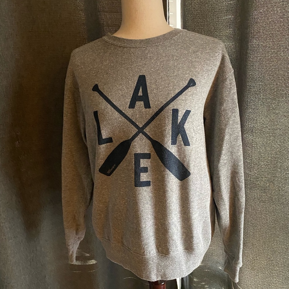 LAKE Sweatshirt Long sleeve Gray